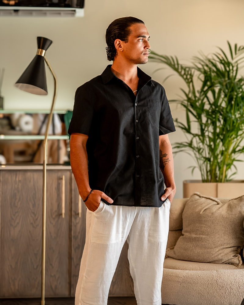 Cape Town – Linen Shirt (Short Sleeves)
