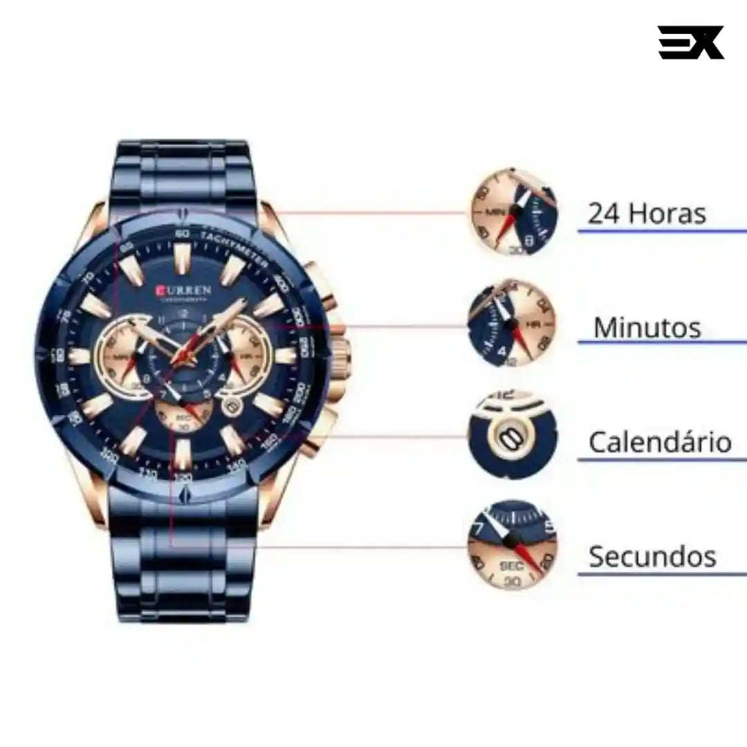 Elegant Stainless Steel Watch