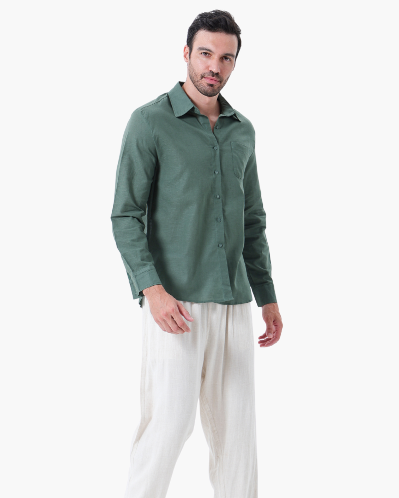 Thamestrade Linen Set Long Sleeve