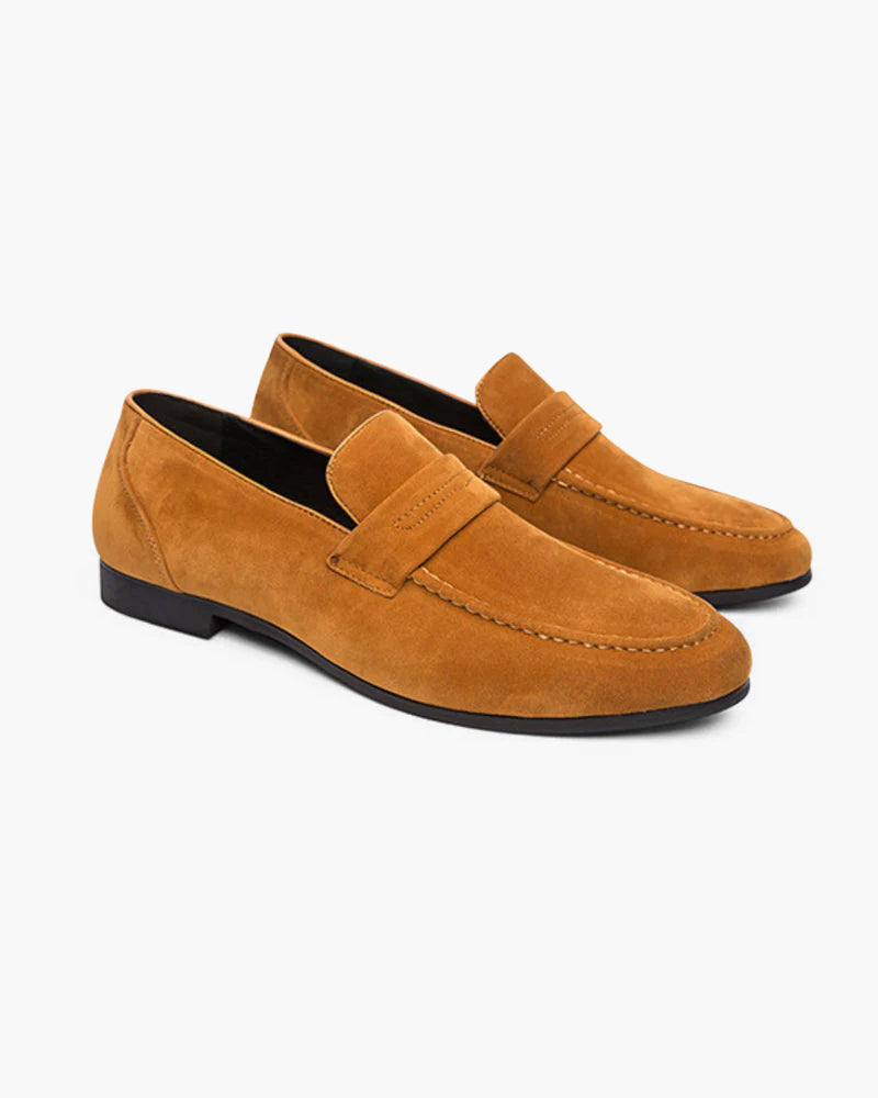 Thamestrade Suede Penny Loafers