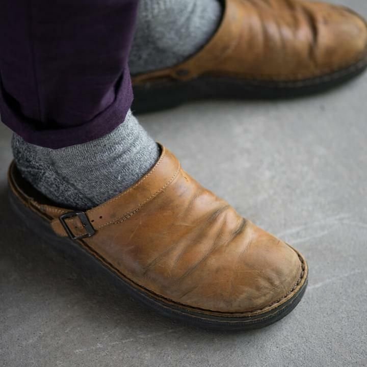 Ferliani – Leather Orthopedic Slippers for Men