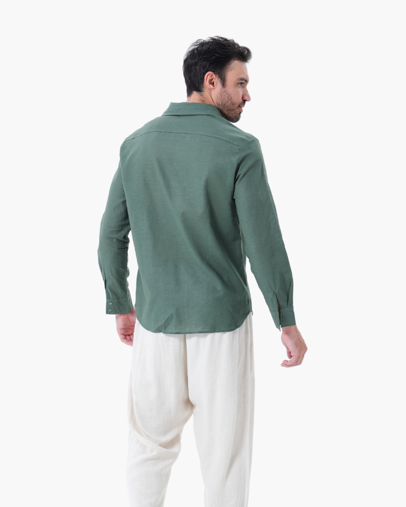 Thamestrade Linen Set Long Sleeve