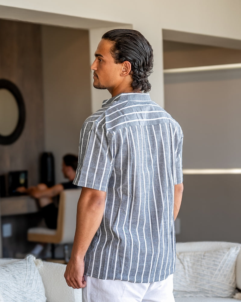 Bari Marine Polo in Organic Cotton
