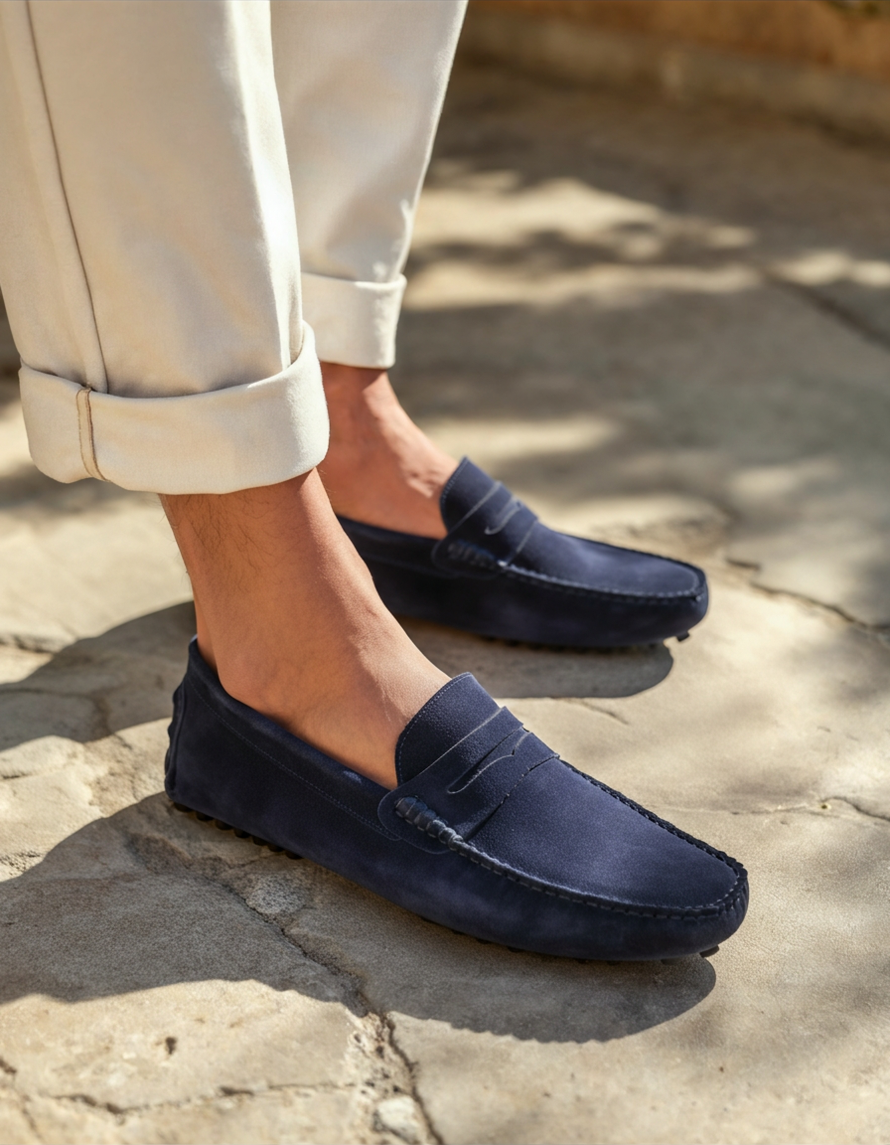 Thamestrade Suede Driver Moccasins