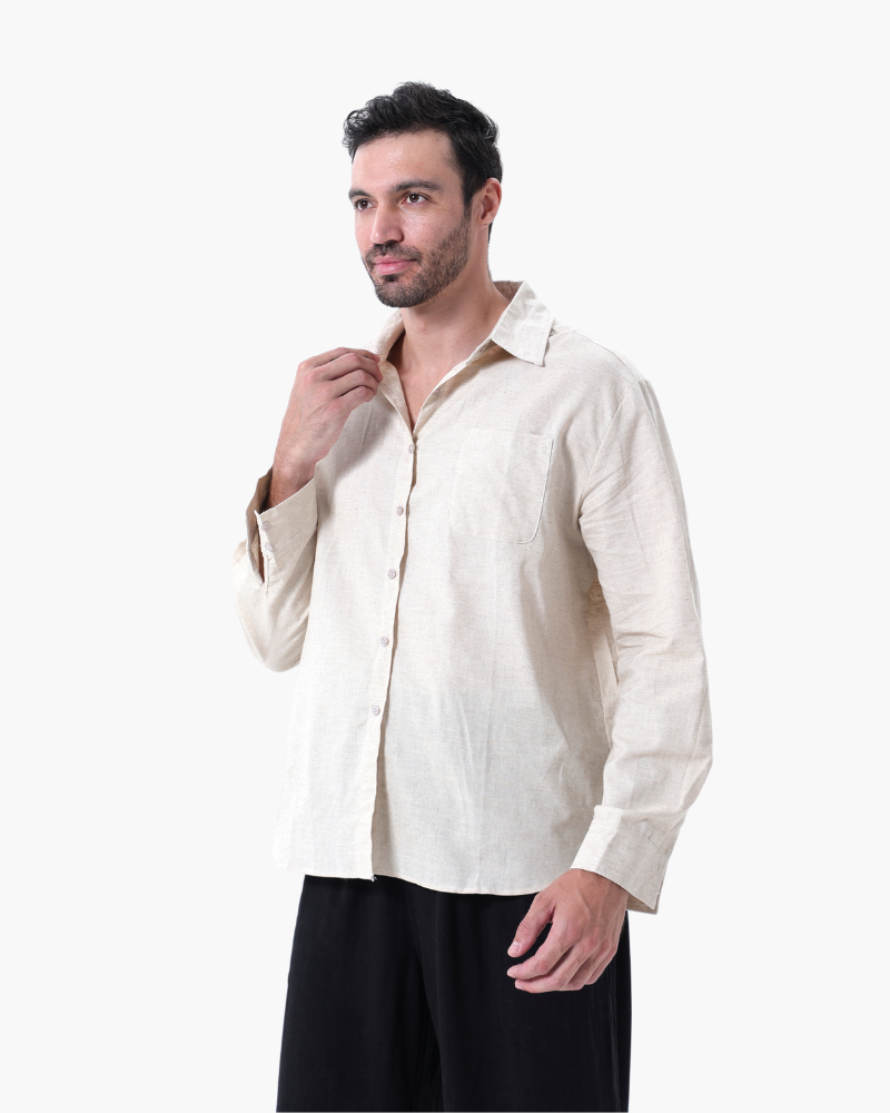 Thamestrade Linen Set Long Sleeve