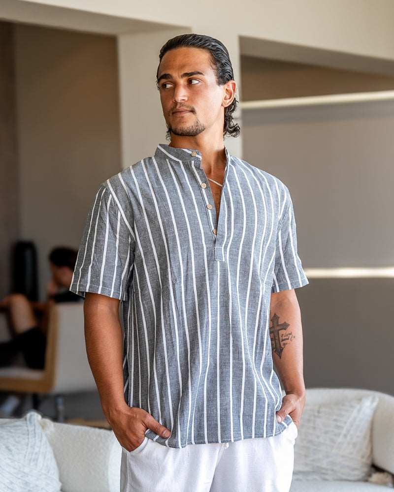 Bari Marine Polo in Organic Cotton