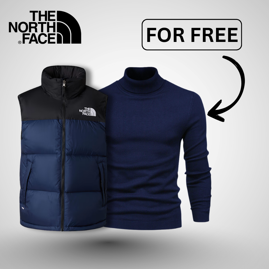 TNF 700-Fill Down Gilet with Free Roll Neck