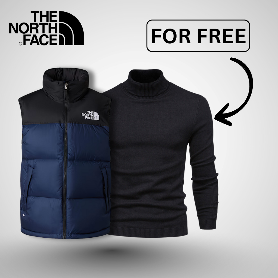 TNF 700-Fill Down Gilet with Free Roll Neck