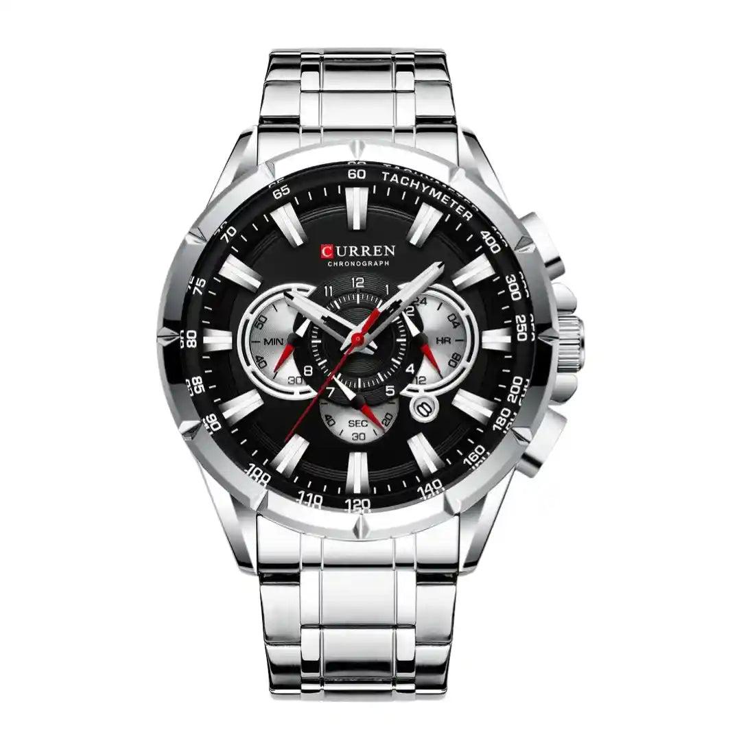 Elegant Stainless Steel Watch
