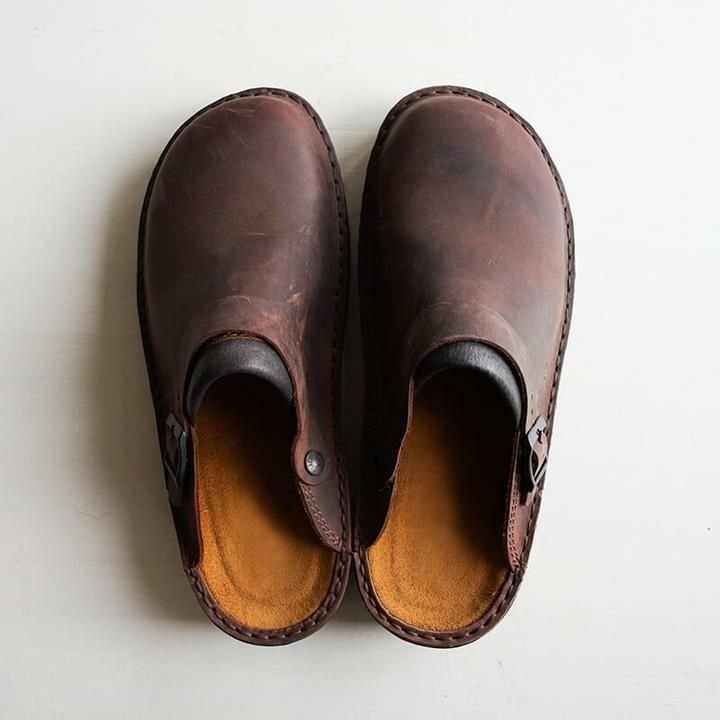 Ferliani – Leather Orthopedic Slippers for Men